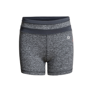 Compression athlétique féminine Running Shorts à glissière Pocket
