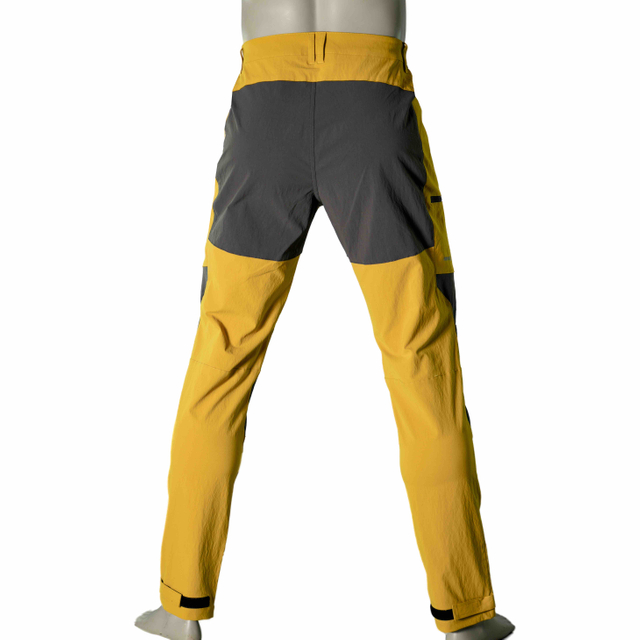 Pantalon de randonnée de randonnée élastique en blocs de blocs de couleur pour hommes